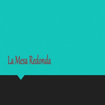 La Mesa Redonda