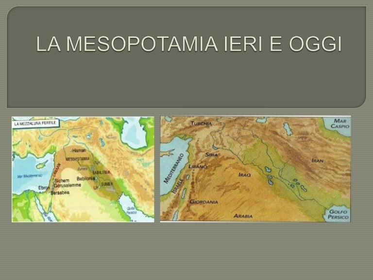 Come Si Chiama Oggi La Mesopotamia