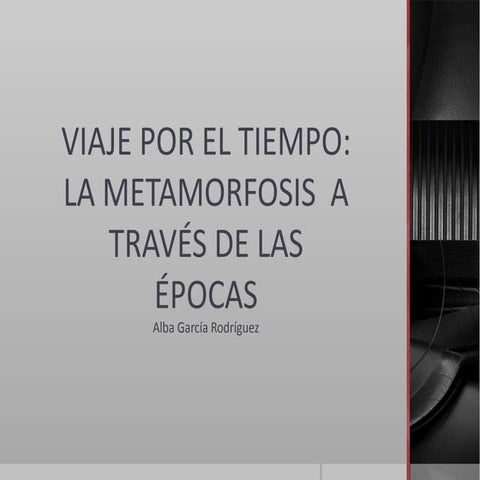 La metamorfosis a través de la historia