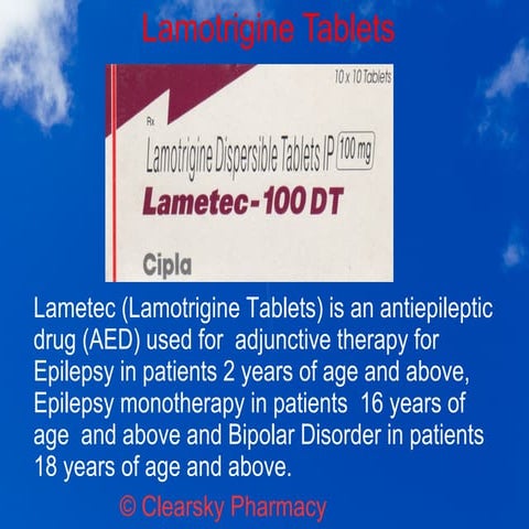 Lametec (Lamotrigine Tablets)