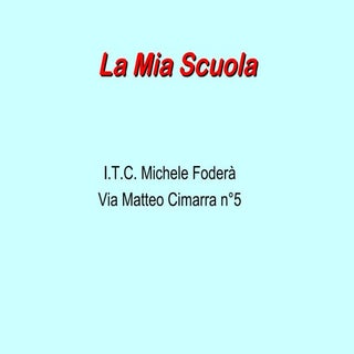 La mia scuola   Vincenzo Passarello