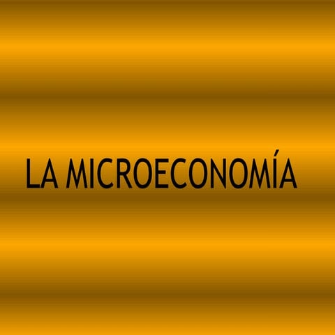 La microeconomía 10°