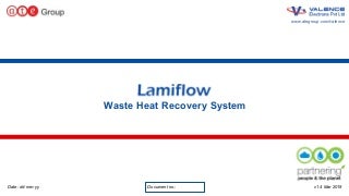 Valence Lamiflow air-to-air heat exchanger
