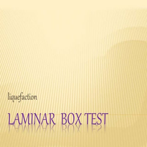 Laminar box