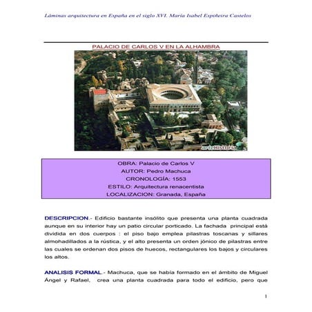 Laminas arquitectura española siglo xvi