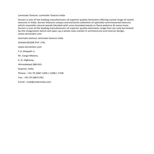 Laminate texture | PDF