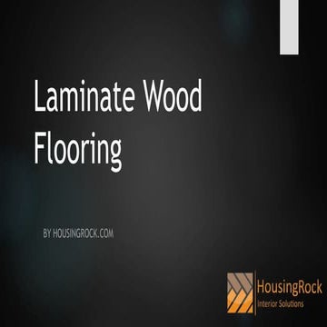 Laminate wood flooring  housingrock.com