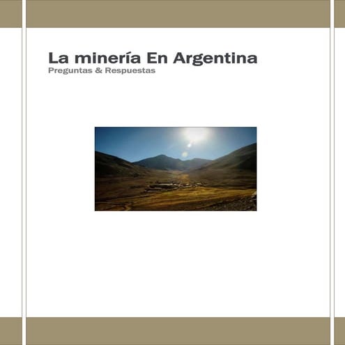 La minería en argentina | DOCX
