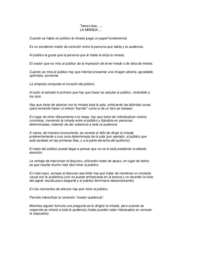 La mirada