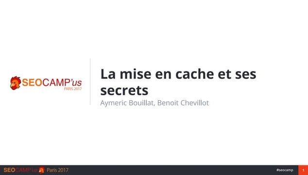 La mise en cache et ses secrets