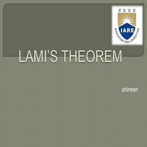 LAMI’S THEOREM.pptx
