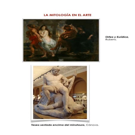 La mitología en el arte
