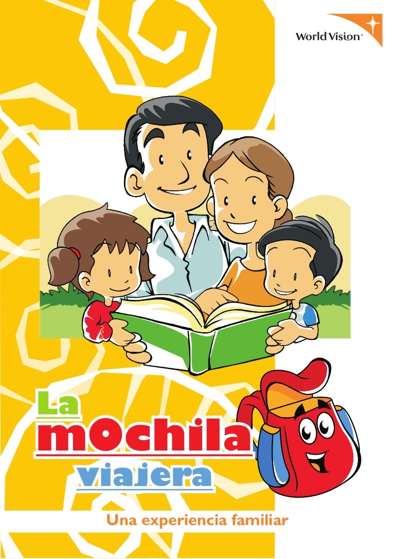 Mochila saludos del mundo roja - Pepita Viajera