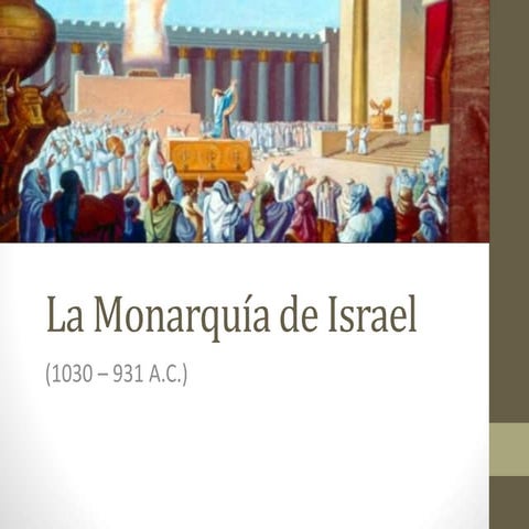 La monarquía de israel