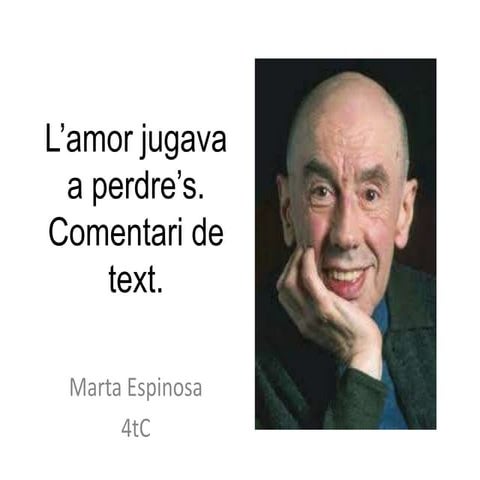 L’amor jugava a perdre’s 