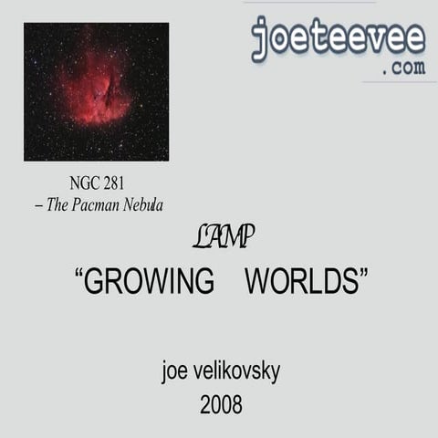GROWING GAME WORLDS - JOE VELIKOVSKY