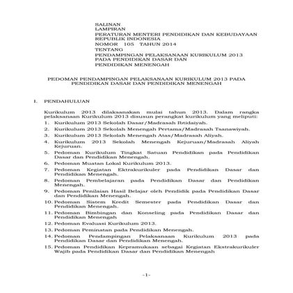 Lampiran permendikbud-no-105-tahun-2014