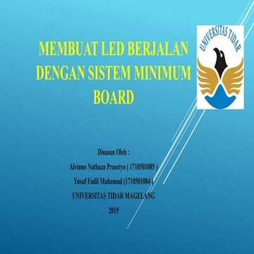 Lampu Berjalan Dengan ATMega16