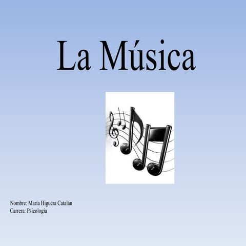 La música