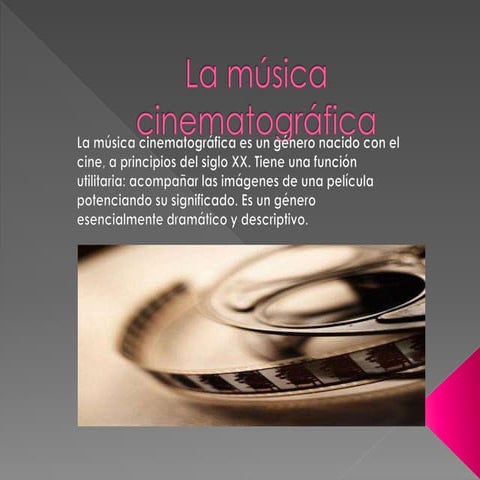 La música cinematográfica