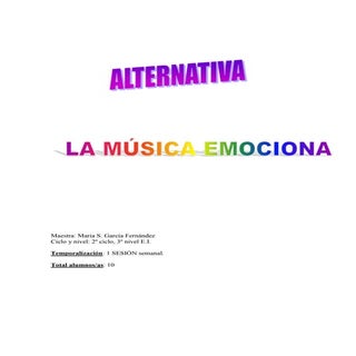 La música emociona