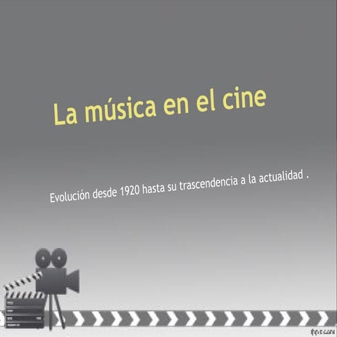 la musica en el cine