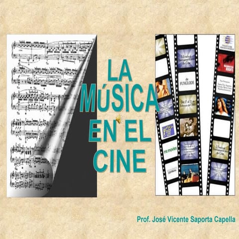 La música en el cine de José Vicente.Saporta Capella