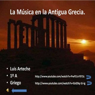 La música en la antigua grecia