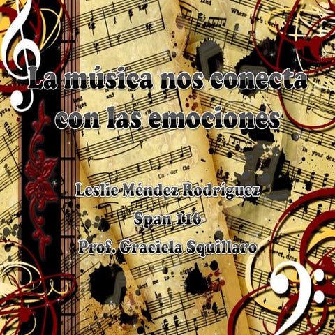 La música nos conecta con las emociones