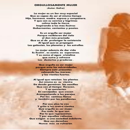 ORGULLOSAMENTE MUJER