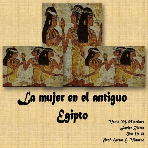 La mujer en el antiguo egipto
