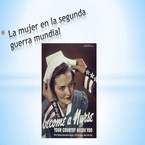 La mujer en la segunda guerra mundial