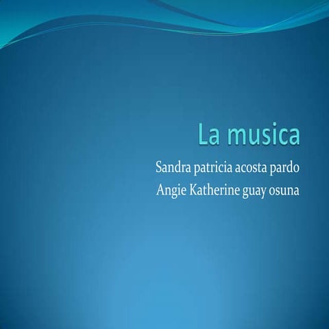 La musica