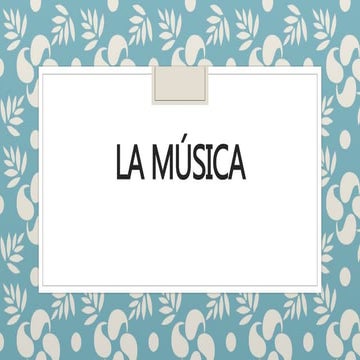 La musica