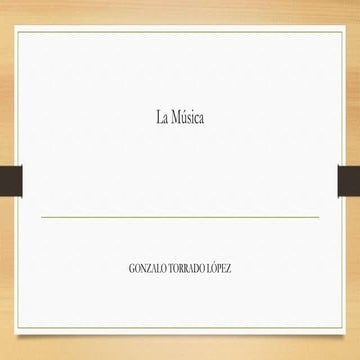 La musica