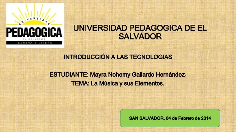 La musica y sus elementos