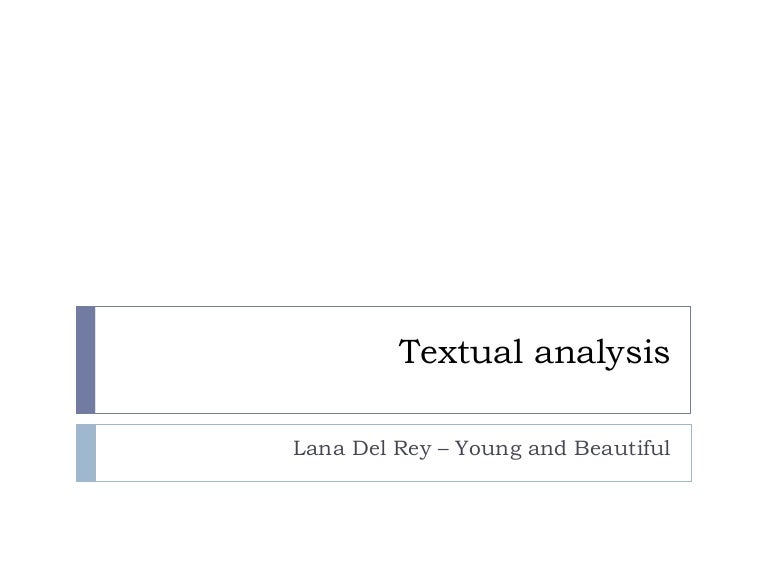 Lana Del Rey Young And Beautiful