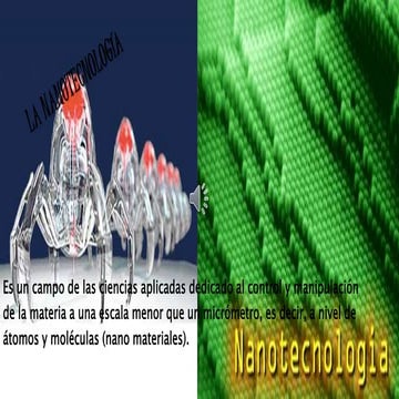 La nanotecnología 