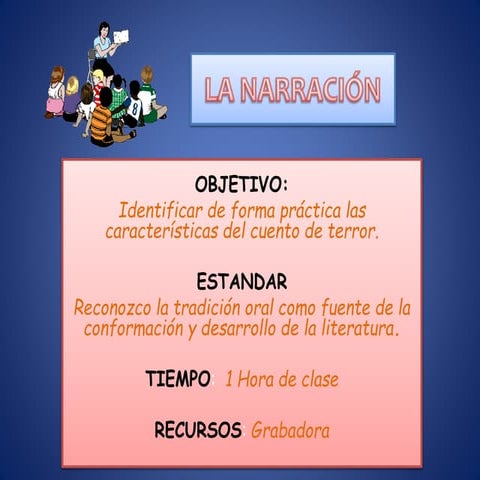 La narración
