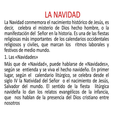 La navidad y sus virtudes