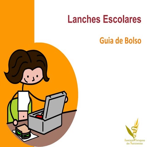 Lanches escolares   guia de bolso