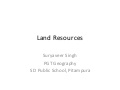 Land Resources