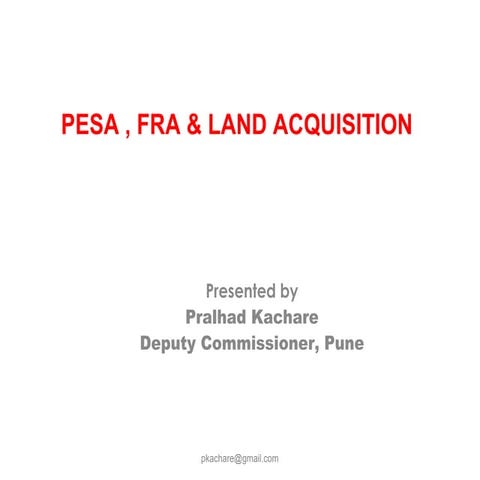 Land acquisition fra_pesa_