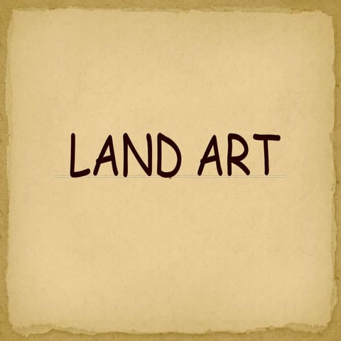 Land art
