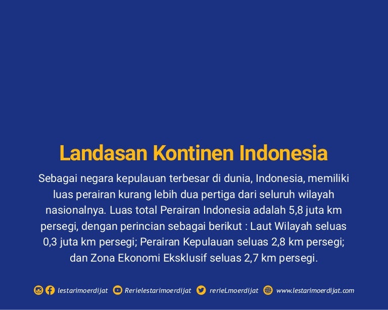 Landasan Kontinen Indonesia Landasan Kontinen Indonesia