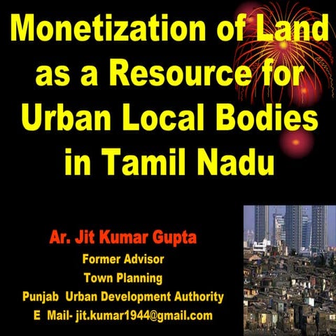 Land as a Resource  for urban finanace- 24-1-23.ppt