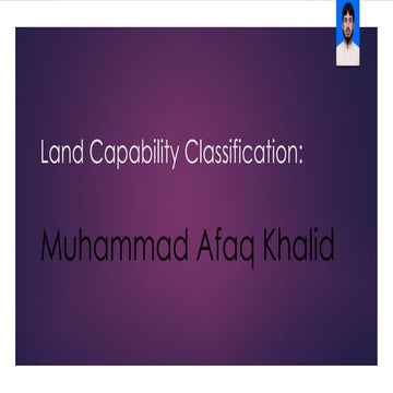 Land capability classification | PDF