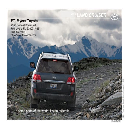 2010 Toyota Land Cruiser FT. Myers Toyota  Fort Myers, FL 