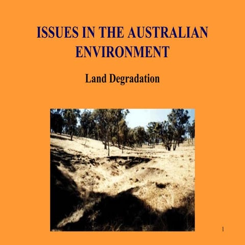 Land degradation | PPT