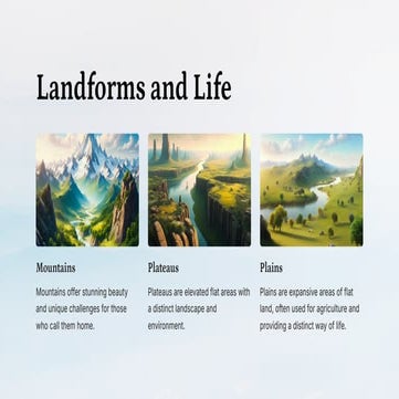 Landforms-and-Life.pdf 6th social science  exploring society India and beyond